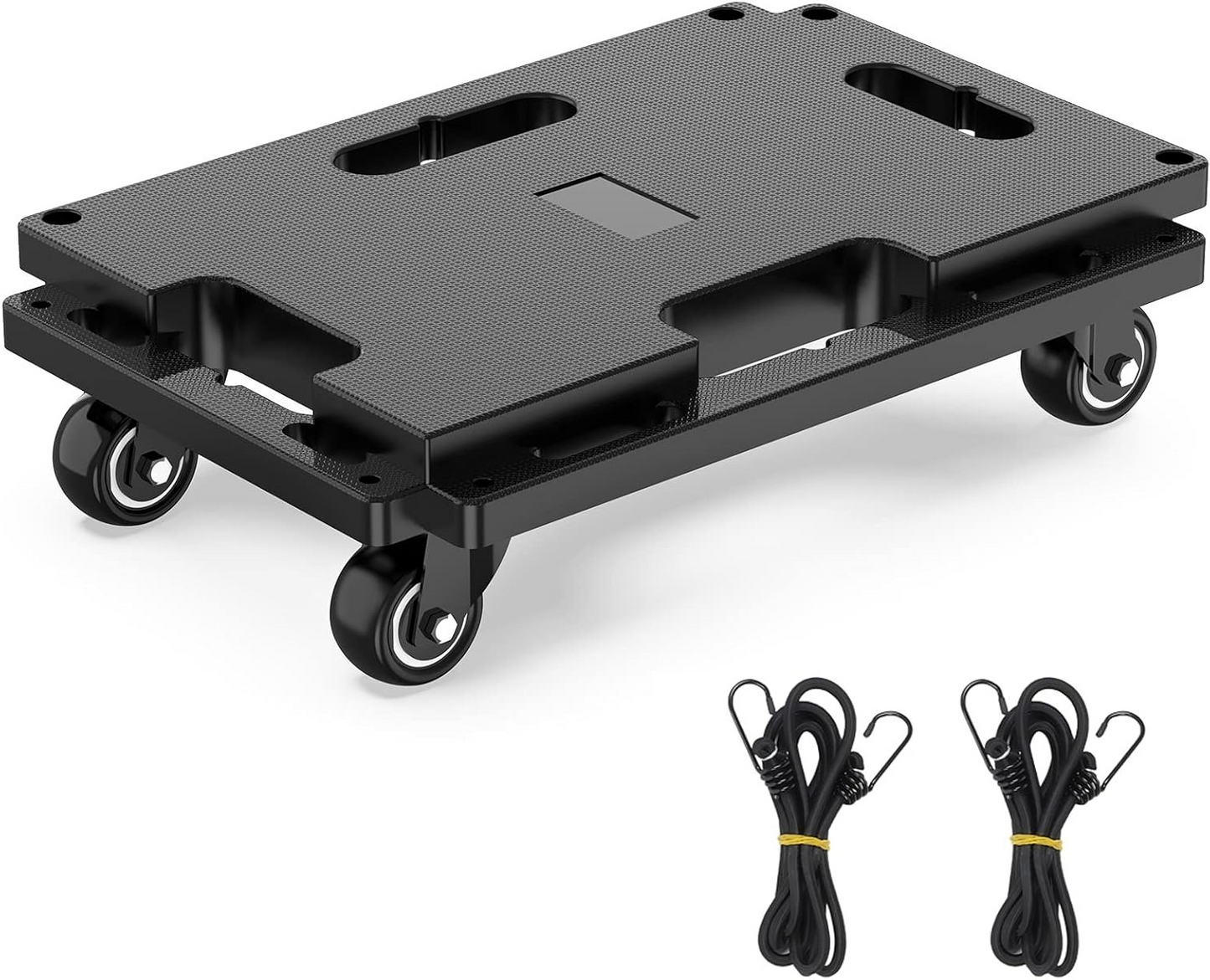 LLMRR Furniture Dolly 4 Wheels, Furniture Movers with Wheels, 440 Lbs Capacity Each, Portable Moving Dolly Heavy Duty, Interlocking Small Dolly with Wheels, 1 Pack