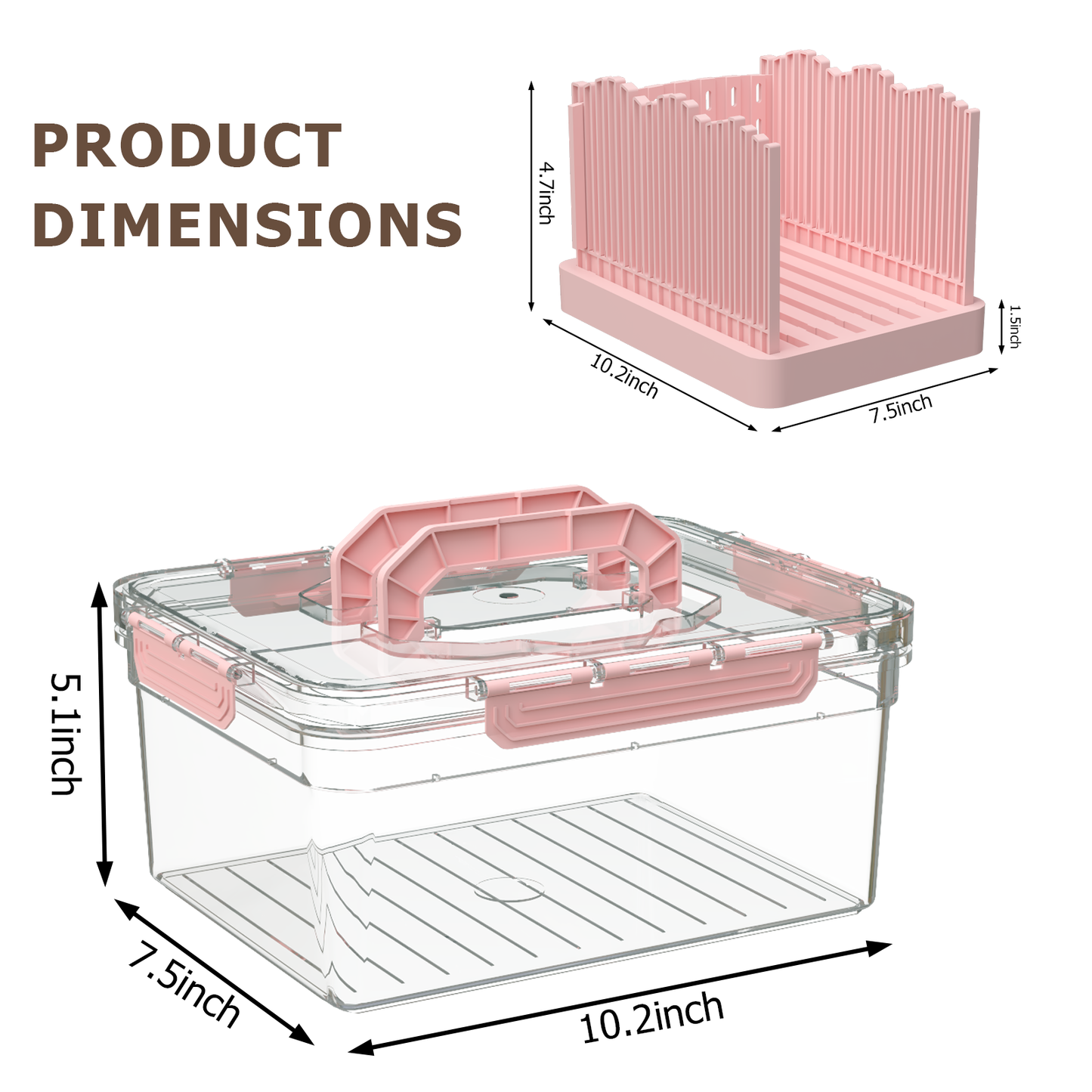 LLMRR New Versatile Bread Slicer for Homemade Bread, Bagel Slicer with Transparent Storage Box, Bread Cutter Bread Slicer, Sealed Store of Bread Slices, Suitable for Bagels, Sandwiches and Toast