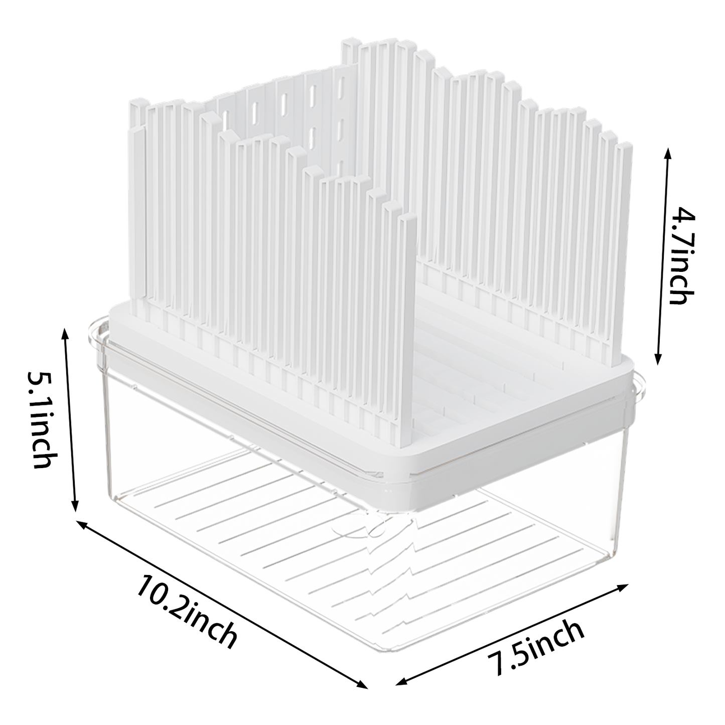 LLMRR New Versatile Bread Slicer for Homemade Bread, Bagel Slicer with Transparent Storage Box, Bread Cutter Bread Slicer, Sealed Store of Bread Slices, Suitable for Bagels, Sandwiches and Toast